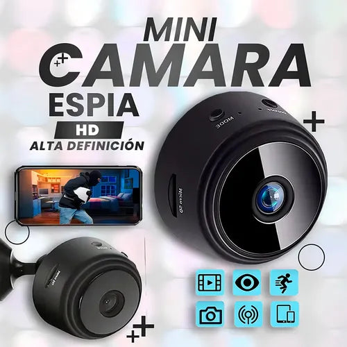 MINI CAMARA A9 1080p Inalámbrica Wifi Smart Home Vigilancia
