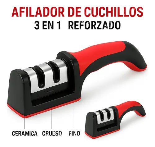 AFILADOR DE CUCHILLO ROJO